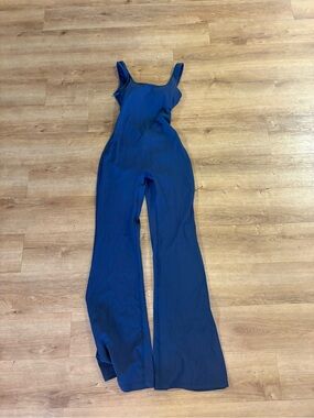 Amazon Royal Blue Sleeveless Wide-Leg Jumpsuit